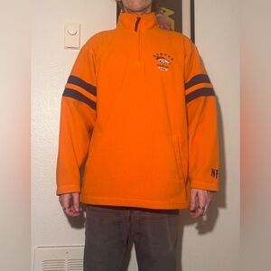 Denver Broncos Quarter-Zip Fleece Pullover